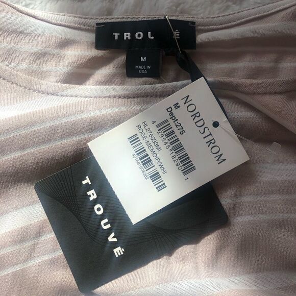 Troupe cream and white long sleeve tunic - Picture 4 of 4